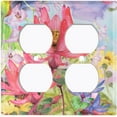 thumbnail image 3 of Metal Light Switch Plate Cover Classy Spring Floral Fields Sky Art FLW111, 3 of 13