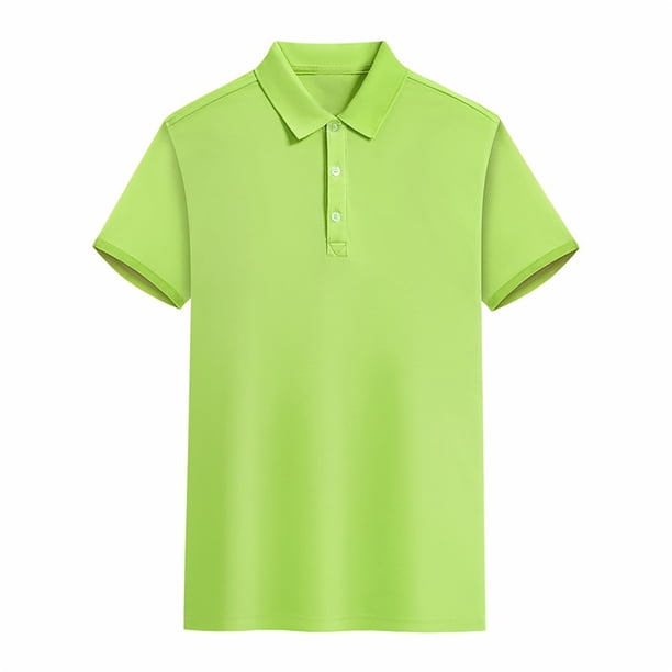 Camisa de manga corta con cuello para hombre: ventilación de malla, polo de golf de secado rápido, tallas M-XXXXL