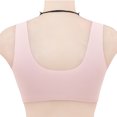 thumbnail image 6 of NIEWTR Front Closure Bras for Women Full Coverage No Underwire Seniors Soft Comfortable Support Push Up Bralettes(Pink,L), 6 of 9