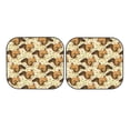 thumbnail image 5 of Lsque Retro Squirrel 2 PCS Windshield Sun Shade | CarFoldable Window Covers | Car Accessories Reflect UV for Universal Cars SUV Truck | Medium, 5 of 7