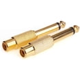 thumbnail image 4 of 24PCS RCA Female 6.5mm to 6.35mm Mono Plug Audio Connector Mono Plug Male to RCA Female Connectors, 4 of 5
