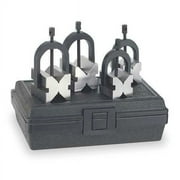 Westward V-Block Set,8pc,W/Case 4KY25