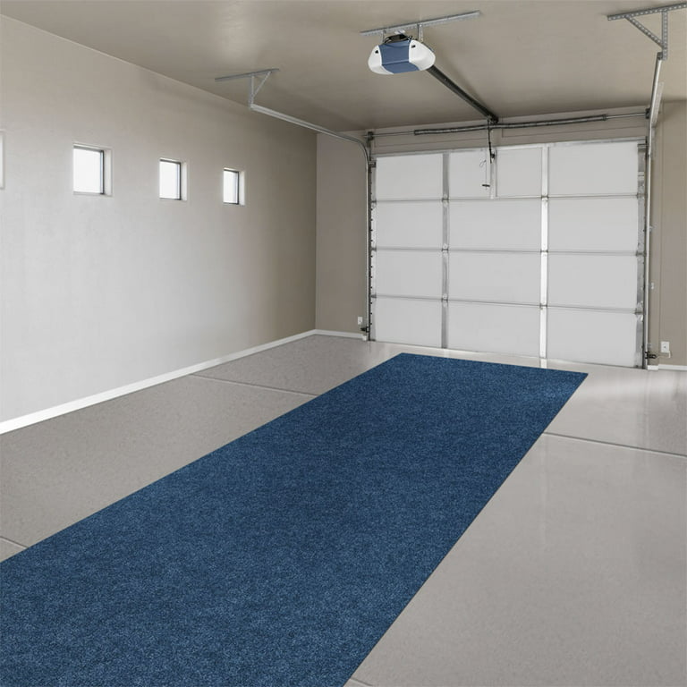 Indoor/Outdoor Carpet with Rubber Marine Backing - Blue 6' x 10' - Several  Sizes Available - Carpet Flooring for Patio, Porch, Deck, Boat, Basement or  Garage 