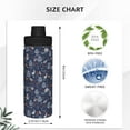 thumbnail image 3 of Susaid Autumn Forest2 Print 18oz Sports Insulated Kettle Stainless Steel Water Bottle Leakproof Sport Flask, 3 of 7