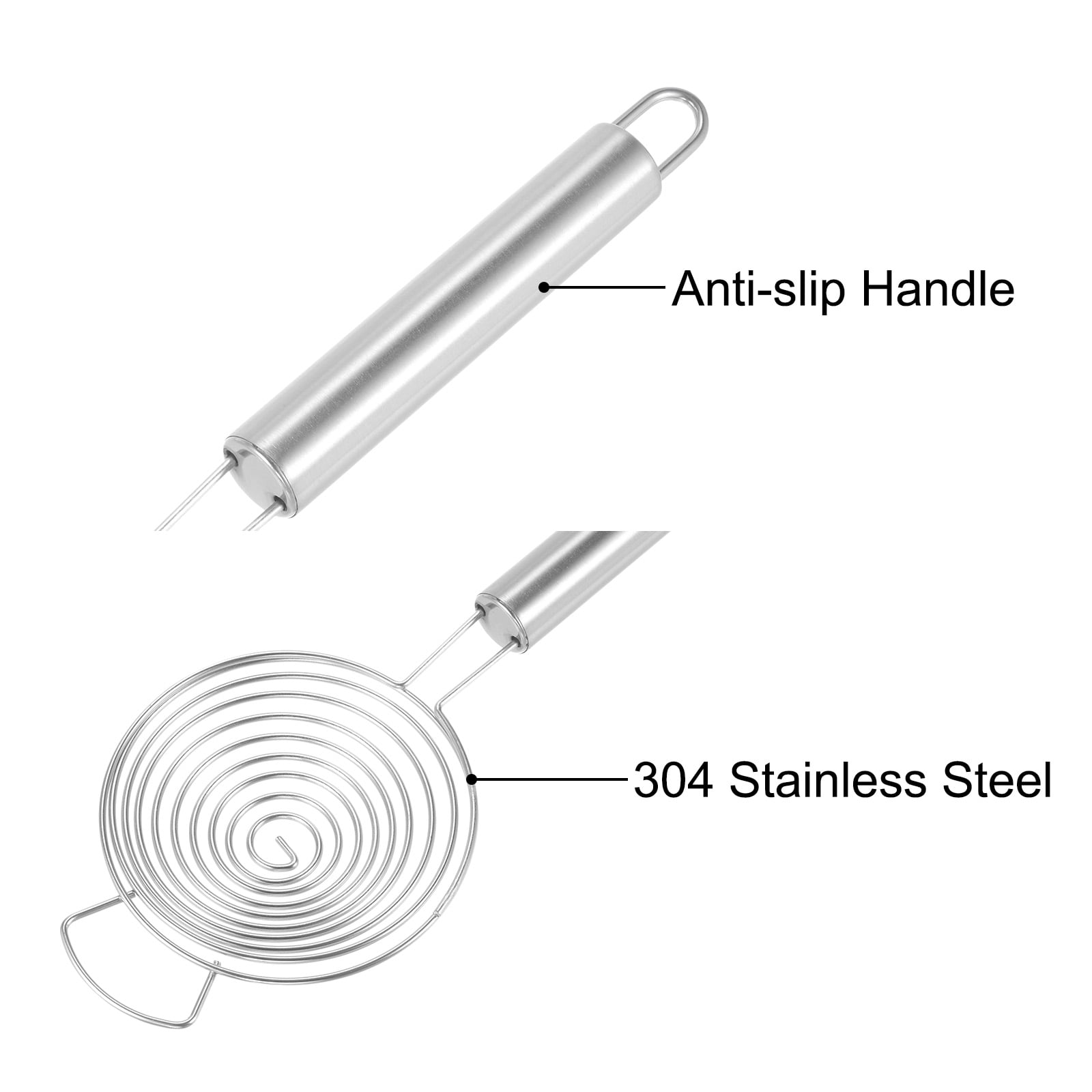 Unique Bargains Egg White Separator with Long Handle for Baking Cooking