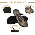 thumbnail image 3 of YAZAOOSummer Flip Flops Creatively Cosmic Sunburst Simple Beach Sandals, 3 of 8