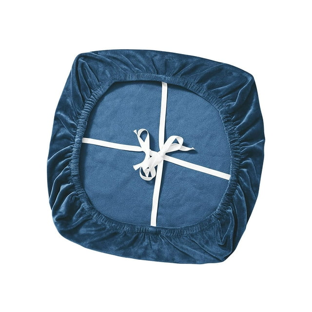 Funda de asiento de silla elástica, funda protectora elástica, funda de cojín para asiento Azul