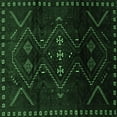 thumbnail image 1 of Ahgly Company Indoor Square Persian Emerald Green Traditional Area Rugs, 3' Square, 1 of 4