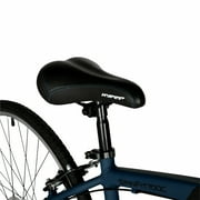 Hyper Bicycles 700c Mens Spin Fit Hybrid Bike, Adults Ages 14+, Black/Blue