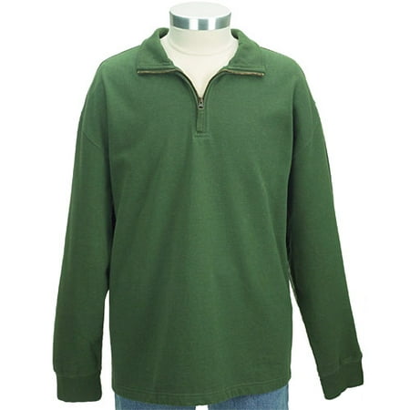 Big Men's Quarter-Zip Brushed Fleece