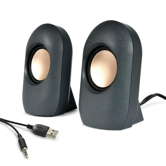 Haut-parleurs stéréo portatifs filaires USB/AUX 3,5 mm onn. 100009049 Réglage du volume intégré