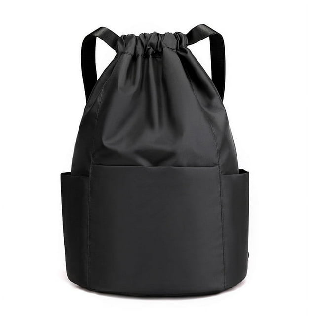 Grand Sac à Dos pour l'École, Sac à Dos de Voyage Pliable à Cordon avec Compartiment de Séparation Humide/sèche Capacité 35 L, Nylon Imperméable pour Gym Sports Randonnée Bagage, Sac à Dos Très Grand