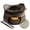 Heat-resistant Tile Baking Tray + Stone-patterned Oven + Accessories, variant on Cedar Aromatherapy Burner & Ceramic Oil Warmer for Home & Office (Heat-Resistant Double-Handled Baking Tray + Stone-Patterned Oven + Old elm Wood mat + Accessories)