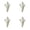 White, variant on Gytml Bottle Transfer Connector Funnel 4 Pack Universal Funnel Adapter Household Liquid Pouring Tool For Bottle Container Transfer(White-4PCS)