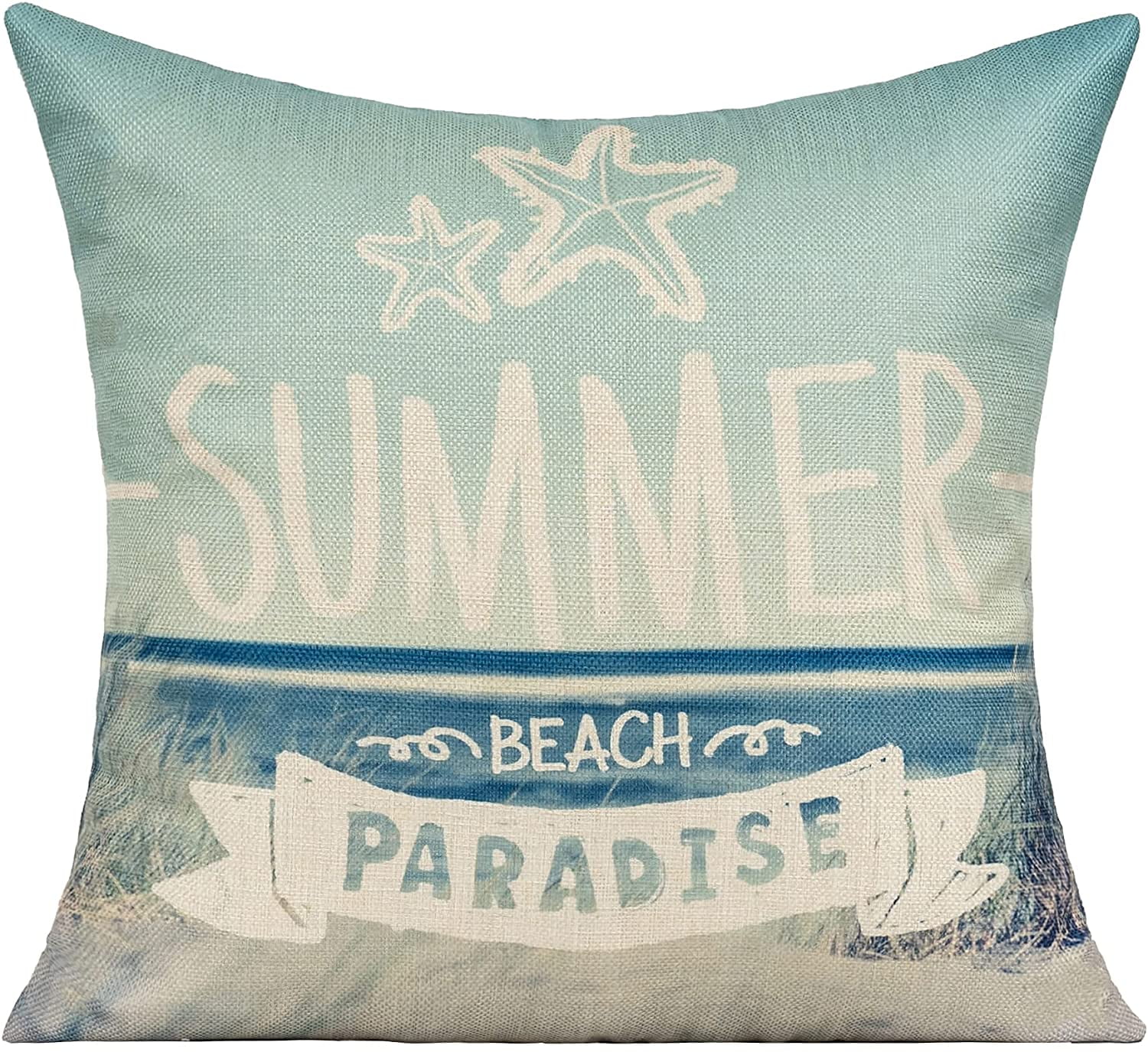 Outdoor Decorative Beach Coastal Throw Pillow Covers Summer Nautical