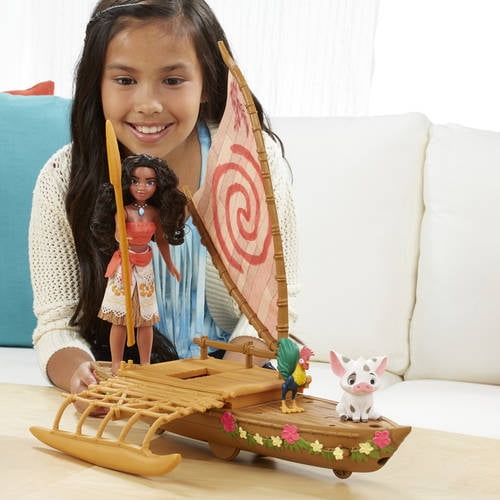 disney moana starlight canoe and friends