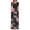 Rose Black, variant on OutfitShow Women Summer Dress Short Sleeve Casual Long Dress Loose Maxi Dresses with Pockets