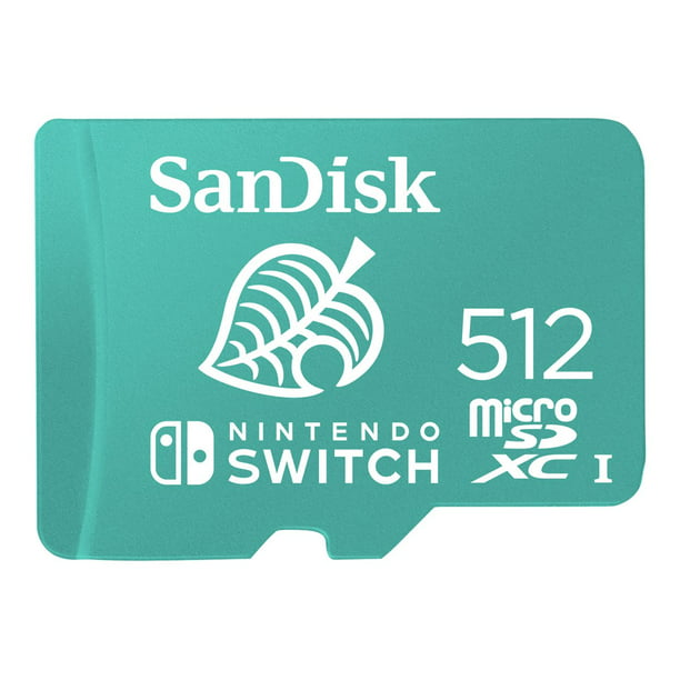 SanDisk 512GB UHS-I Memory Card for Nintendo Switch Animal Crossing Leaf - 100MB/s 90MB/s Write, Class U3 - - Walmart.com