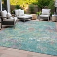 thumbnail image 3 of Dalyn Rugs Machine Washable Indoor/Outdoor Chantille ACN2166 Teal 2'6" x 3'10" Rug, 3 of 9