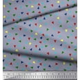thumbnail image 3 of Soimoi Rayon Fabric Dot & Triangle Geometric Decor Fabric Printed Yard 42 Inch Wide, 3 of 3