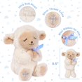 thumbnail image 3 of Set de regalo de bautismo MyMateZoe para niños con peluche de cordero rezando, 3 of 6