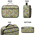 thumbnail image 3 of Daisy Pioneer Flower Insulated Lunch Bag Teens,Bento School Lunch Bag for Teens for Work,Picnic or Travel 10.6x7.7x4.3 Inches,12 Can Capacity, 3 of 6