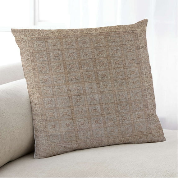 Ahgly Company Indoor Square Mid-Century Modern Throw Pillow, 18 inch by 18 inch