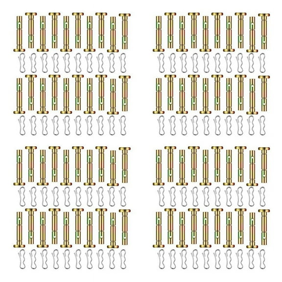 160 Pieces Shear Pins and Cotter Pins 738-04124 and 714-04040 Replacement Shear Pin and Bow Tie Lock Cotter