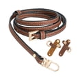 thumbnail image 4 of Correa para bolso, correa para hombro, ancho 0,9 cm, correa para bolso, correa para bolso de cuero PU, correa para bolso de mano, cartera, , Hebilla dorada marrón, 4 of 8