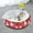 Red, variant on Zawou Soft Plush Cats and Dogs Christmas Sleeping Bed, Portable Enclosed Round Nest for Small, Medium, Large Pets, Warm and Washable
