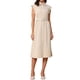 thumbnail image 2 of Vestidos sin mangas para mujer INSPIRE CHIC, con cuello, botones, cinturón en la cintura, midi, para trabajo, talla M, 2 of 5