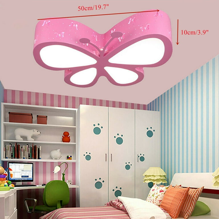 Miumaeov Creative Cartoon Butterflies Ceiling Light LED Dimmable
