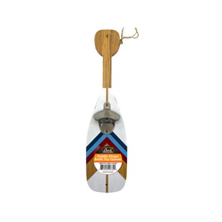

Kole Imports GA086-4 Hanging Paddle-Shaped Bottle Top Opener - Pack of 4
