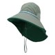 thumbnail image 1 of Sombrero de ciclismo Unique Bargains Transpirable Protección solar Protección del cuello Plegable Forro de casco de poliéster Verde grisáceo 15.75"x11.02" 1 Pcs, 1 of 7
