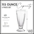 thumbnail image 2 of Vikko Ice Cream Glasses 11.5 Oz Retro Milkshake Glasses for Floats, Sundaes, and Dessert 6pk, 2 of 6