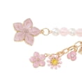 thumbnail image 3 of Unique Bargains 1 Pc Handbag Charm Keychain Flower Bag Accessories Gold Tone Pink, 3 of 6