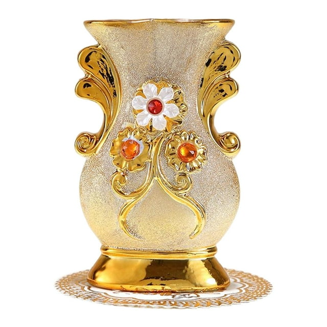 Abbracc European Flower Vases Table Centerpiece Dried Flower Pot for Desktop B