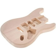 ST01-DT Unfinished Handcrafted Guitar Body Basswood Electric Guitar Body Guitar Barrel Replaent Parts
