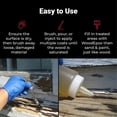 thumbnail image 4 of Abatron LW2GKR LiquidWood Epoxy Wood Hardener Compound, 2 Gallon Kit, Part A & B, 4 of 6