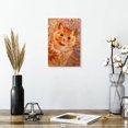 thumbnail image 2 of Elephant Stock Ginger Cat 1931 Wall Art - Vertical Canvas Wall Art - Living Room Wall Decor - Animal Canvas - Orange And Brown Decor By Louis Wain - 8" x 12", 2 of 8