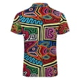thumbnail image 5 of Mola De Panama Fish Men Zipper T-shirt Summer Casual Short Sleeve T-shirt Top, 5 of 7