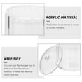 thumbnail image 4 of OUNONA Cotton Swab Holders Rectangular Shape Acrylic Material for General Users 1Pack 10x7.5in, 4 of 8