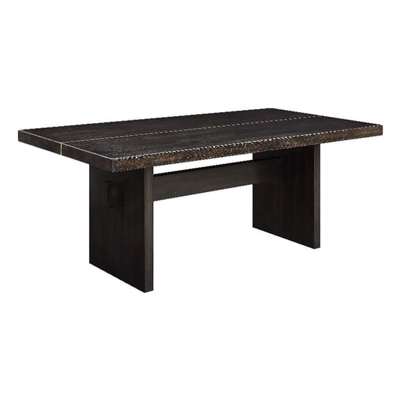 ACME Jaramillo Contemporary Wood Rectangular Dining Table in Black