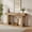 Wood Color, variant on GOCAPTAIN 63" Console Table, Wood Narrow Entryway Sofa Table with Open Shelf for Living Room, Hallway, Wood Color