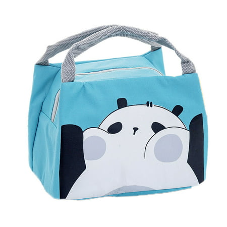 Cartoon Lunch Bag Insulated Reusable Picnic Lunch Pouch Tote Meal Bag Ice Pack Kids Boys Girls Adult Men
