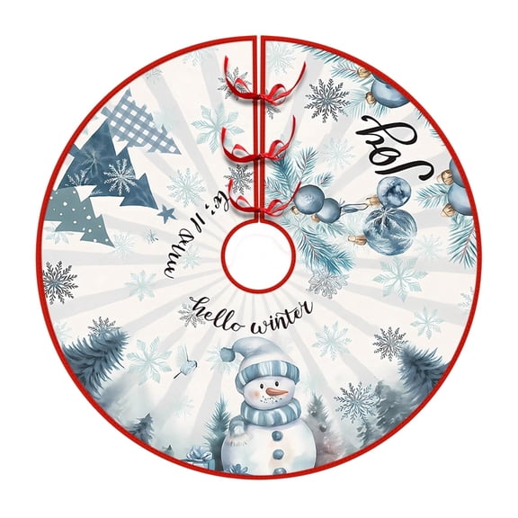 Bwiyojiz Home Decor Christmas Decorations 48" Tree Skirt Decoration Ornaments, Gifts for Her, Multicolor