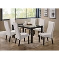 thumbnail image 4 of KB PC57-W 40 x 23 x 18 in. Parson Chairs, Cappuccino & White - Set of 2, 4 of 4