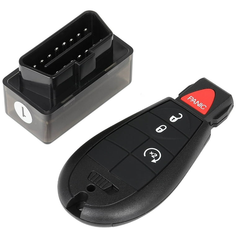 cciyu X 1 Flip Key Fob + OBD Programmer 4 Buttons 2008-2010 Fit