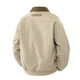 thumbnail image 4 of Blusa y camisa de manga larga con cuello vuelto para hombre, ropa de trabajo a prueba de viento de color sólido de otoño, chaqueta informal de solapa de manga larga para hombre, abrigo de poliéster, 4 of 9
