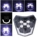 thumbnail image 1 of Faro LED Para Motocicleta, Lente Transparente, Luces De Conducción LED Para Motocicleta A Prueba De Polvo, Visión Clara 5LED Para Moto, 1 of 7